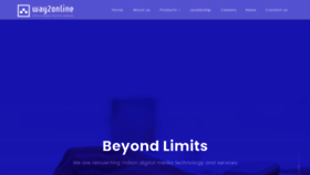 What Way2online.com website looked like in 2023 (This year)