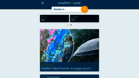 What Weatherandradar.com website looked like in 2023 (1 year ago)