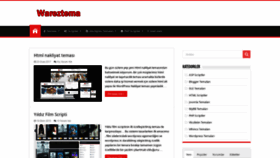 What Wareztema.net website looked like in 2023 (This year)