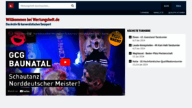 What Wertungsheft.de website looked like in 2023 (1 year ago)