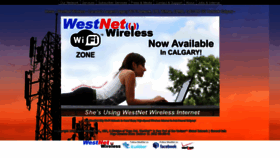What Westnet.ca website looked like in 2023 (This year)