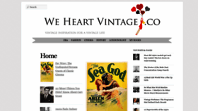 What Weheartvintage.co website looked like in 2023 (This year)