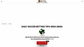 What Wise-prediction-soccer-betting-predictions.apk.dog website looked like in 2023 (This year)