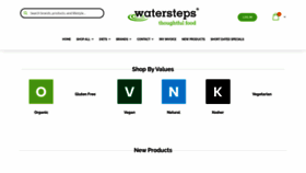 What Watersteps.com.au website looked like in 2023 (This year)
