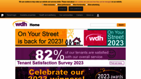 What Wdh.co.uk website looked like in 2023 (This year)