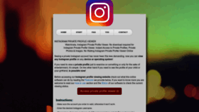 What Watchinsta.com website looked like in 2023 (This year)