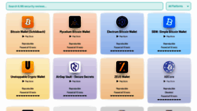 What Walletscrutiny.com website looked like in 2023 (2 years ago)