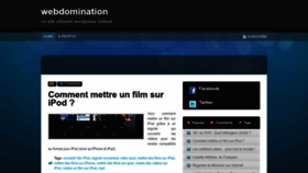 What Webdomination.fr website looks like in 2024 