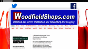 What Woodfieldshops.com website looks like in 2024 