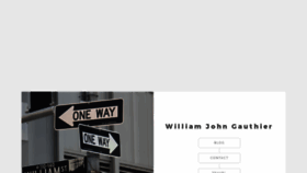 What Wgauthier.com website looked like in 2024 (1 year ago)