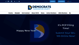 What Washcodems.org website looks like in 2024 