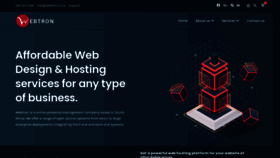 What Webtron.co.za website looks like in 2024 