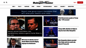 What Washingtonexaminer.com website looks like in 2024 