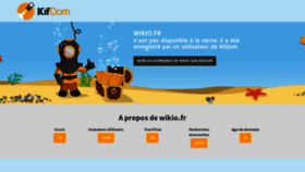 What Wikio.fr website looks like in 2024 