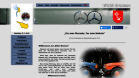 What W123-bremen.de website looks like in 2024 
