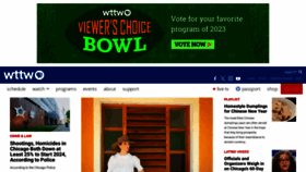 What Wttw.com website looks like in 2024 