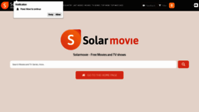 What Ww1.solarmovie.fun website looks like in 2024 