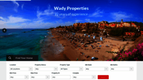 What Wadyproperties.com website looks like in 2024 