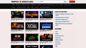What Watchwrestling.store website looks like in 2024 