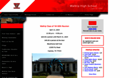 What Waltrip64.com website looks like in 2024 