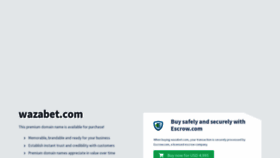 What Wazabet.com website looks like in 2024 