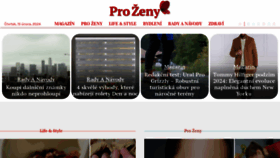 What Wwwprozeny.cz website looks like in 2024 