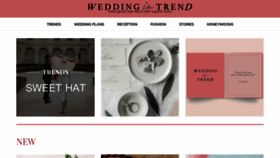What Weddingintrend.com website looks like in 2024 
