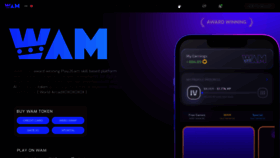 What Wam.app website looks like in 2024 