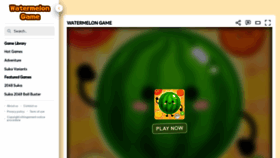 What Watermelon-game.io website looks like in 2024 