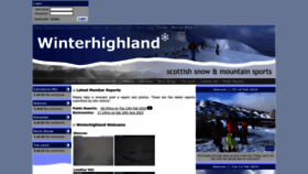 What Winterhighland.info website looks like in 2024 