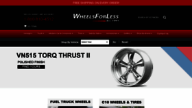 What Wheelsforless.com website looks like in 2024 