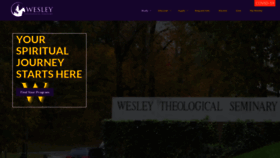 What Wesleyseminary.edu website looks like in 2024 