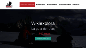 What Wikiexplora.com website looks like in 2024 
