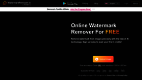 What Watermarkremover.io website looks like in 2024 