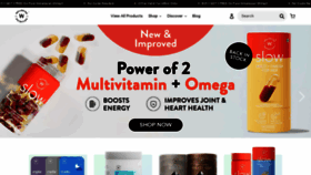 What Wellbeingnutrition.com website looks like in 2024 