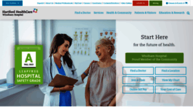 What Windhamhospital.org website looks like in 2024 