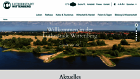 What Wittenberg.de website looks like in 2024 