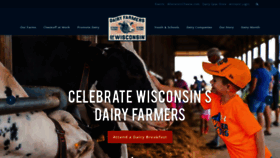 What Wisconsindairy.org website looks like in 2024 