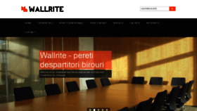 What Wallrite.ro website looks like in 2024 