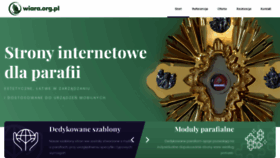 What Wiara.org.pl website looked like in 2024 (1 year ago)