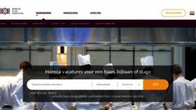 What Werkenindehoreca.nl website looks like in 2024 