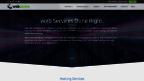 What Websavers.ca website looks like in 2024 