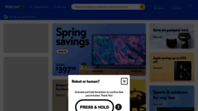 What Walmart.com website looks like in 2024 