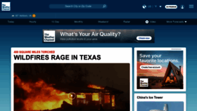What Weather.com website looks like in 2024 