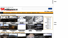 What Webbkameror.se website looks like in 2024 