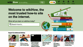 What Wikihow.com website looks like in 2024 