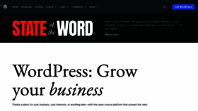 What Wordpress.org website looks like in 2024 