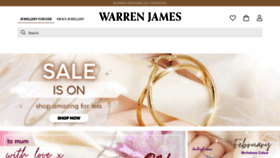 What Warrenjames.co.uk website looks like in 2024 