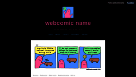 What Webcomicname.com website looks like in 2024 