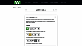 What Wordlewordle.co website looks like in 2024 